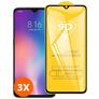 Mobigear Premium Xiaomi Redmi Note 8 Panzerglas Gehärtetes Glas Displayschutz - Hüllenfreundlich - Schwarz (3er Pack)