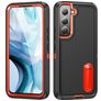 Mobigear Rugged Stand Samsung Galaxy S23 Plus Hülle Hardcase Backcover Stoßfest mit Ständer - Schwarz