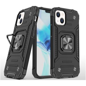 Mobigear Armor Ring iPhone 13 Pro Hülle Hardcase Backcover Stoßfest mit Ringhalter - Schwarz
