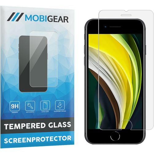 Mobigear iPhone SE (2020) Panzerglas Gehärtetes Glas Displayschutz - Hüllenfreundlich