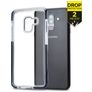 Mobilize Shatterproof Samsung Galaxy A8 (2018) Hardcase Backcover Shockproof - Transparent / Schwarz