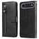 Mobigear Zipper iPhone Air Hülle Klapphülle Geldbörse - Schwarz