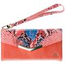 Mobilize Gelly Velvet Samsung Galaxy A40 Hülle Abnehmbare 2in1 Clutch - Coral Snake