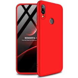 Mobigear TriGuard Xiaomi Redmi 7 Hülle Hardcase Backcover - Rot