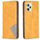 Mobigear Rhombus Slim Realme C35 Klapphülle - Cognac