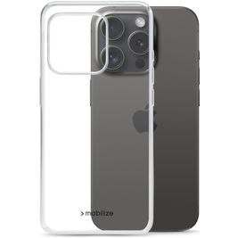 Mobilize Gelly Durchsichtig iPhone 15 Pro Hülle Flexibles TPU Backcover - Transparent