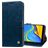 Mobigear Wallet Samsung Galaxy J6 Plus Hülle Klapphülle Geldbörse - Blau