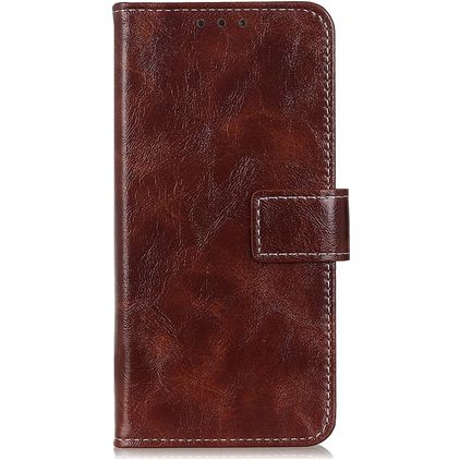 Mobigear Basic Xiaomi 12 Hülle Klapphülle Geldbörse - Braun