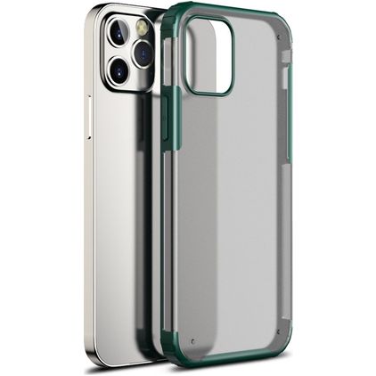 Mobigear Shockproof iPhone 12 Pro Max Hülle Hardcase Backcover Stoßfest - Grün