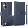 Mobigear Wallet iPhone 16 Plus Hülle Abnehmbare 2in1 Klapphülle Geldbörse - Blau