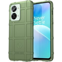 Mobigear Rugged Shield OnePlus Nord 2T 5G TPU (flexibel) Backcover Shockproof - Grün