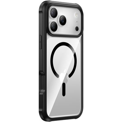 Valenta Full Cover Transparent iPhone 18 Pro MagSafe Gehärtetes Glas Backcover Shockproof - Transparent