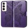 Mobigear Butterfly OPPO Reno 12 Pro Hülle Klapphülle Geldbörse - Lila