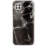 Mobigear Marble Huawei P40 Lite Hülle Flexibles TPU Backcover - Schwarz