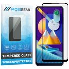 Mobigear Premium Samsung Galaxy M11 Panzerglas Gehärtetes Glas Displayschutz - Hüllenfreundlich - Schwarz