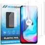 Mobigear Motorola Moto E7 Plus Displayschutz Schutzfolie - Hüllenfreundlich (3er Pack)