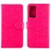 Mobigear Wallet OPPO Reno 6 Pro 5G Hülle Klapphülle Geldbörse - Magenta