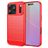 Mobigear Brushed Slim iPhone 18 Pro TPU (flexibel) Backcover - Rot
