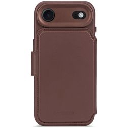 Decoded Detachable Wallet iPhone Air MagSafe Hülle Echtes Leder Abnehmbare 2in1 Klapphülle Geldbörse - Chocolate Brown