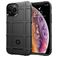 Mobigear Rugged Shield iPhone 12 Pro Hülle Flexibles TPU Backcover Stoßfest - Schwarz