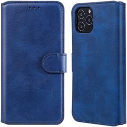 Mobigear Wallet iPhone 12 Pro Klapphülle Portemonnaie - Blau