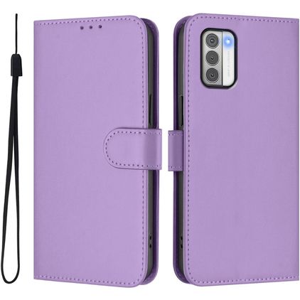 Mobigear Urban Wallet Nokia G42 Klapphülle Portemonnaie - Lila