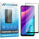 Mobigear Premium TCL 30 Panzerglas Gehärtetes Glas Displayschutz - Hüllenfreundlich - Schwarz