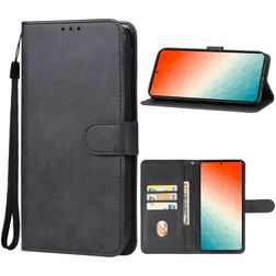 Mobigear Retro Samsung Galaxy S24 Ultra Hülle Klapphülle Geldbörse - Schwarz