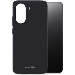Mobilize Rubber Gelly POCO X7 Pro Hülle Flexibles TPU Backcover - Schwarz