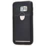 Xccess Matt Card Samsung Galaxy S7 Hülle Flexibles TPU Backcover - Schwarz