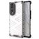 Mobigear Honeycomb HONOR 70 Hülle Hardcase Backcover Stoßfest - Weiß
