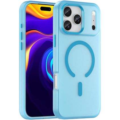Mobigear Shockproof iPhone 17 Pro Max MagSafe Hülle Hardcase Backcover - Blau