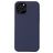 Mobigear Rubber Touch iPhone 13 Mini Silikon Hülle Backcover - Dunkelblau