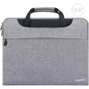Haweel Oxford Laptop Aktentasche 15 - 16 Zoll Laptoptasche + Handgriff - Grau