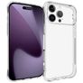 Mobigear Cushion Durchsichtig iPhone 17 Pro Max Hülle Flexibles TPU Backcover - Transparent