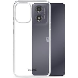 Mobilize Gelly Durchsichtig Motorola Moto G04 Hülle Flexibles TPU Backcover - Transparent