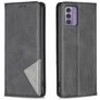 Mobigear Rhombus Slim Nokia G42 Hülle Klapphülle - Schwarz