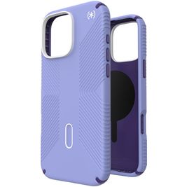 Speck Presidio2 Grip iPhone 16 Pro Max MagSafe Hülle Hardcase Backcover Stoßfest - Future Lavender