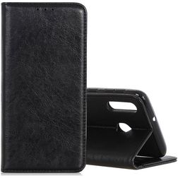 Mobigear Classic Elegance Samsung Galaxy A40 Hülle Klapphülle Geldbörse - Schwarz