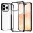 Mobigear Full Bumper iPhone 14 Pro Hülle Hardcase Backcover Stoßfest - Schwarz