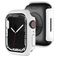 Mobigear Colors Dünn Apple Watch - 41 mm Hardcase Hülle - Weiß