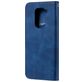Mobigear Zipper Xiaomi Redmi Note 9 Hülle Klapphülle Geldbörse - Blau