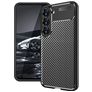 Mobigear Racing Samsung Galaxy S23 Hülle Flexibles TPU Backcover - Schwarz