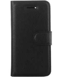 Mobigear Classic iPhone SE (2016) Hülle Klapphülle Geldbörse - Schwarz