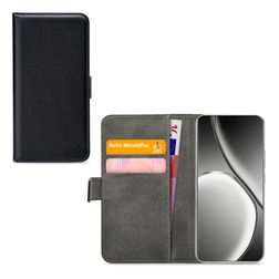 Mobilize Classic Gelly Wallet Realme GT 6 Klapphülle Portemonnaie - Schwarz