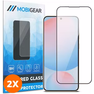 Mobigear Premium Samsung Galaxy S24 FE Panzerglas Gehärtetes Glas Displayschutz - Hüllenfreundlich (2er Pack)
