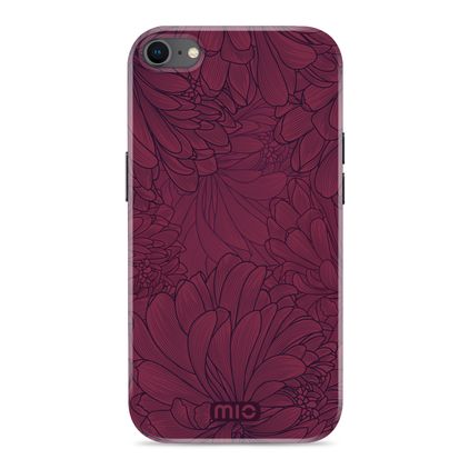MIO iPhone SE (2020) MagSafe Hülle Hardcase Backcover - Berry Blooms