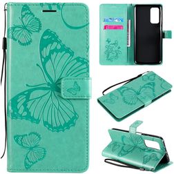 Mobigear Butterfly Xiaomi Mi 10T Pro Klapphülle Portemonnaie - Türkis