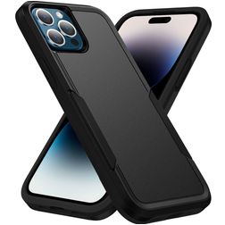 Mobigear Heavy Armor iPhone 14 Pro Hardcase Backcover Shockproof - Schwarz