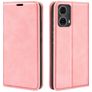 Mobigear Retro Slim Motorola Moto G85 Hülle Klapphülle Geldbörse - Pink